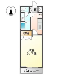 リバーサイドハイム【2階】の間取り