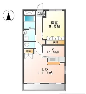 グリーンハイム【3階】の間取り