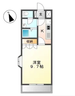 リヴェール・カノン【2階】の間取り