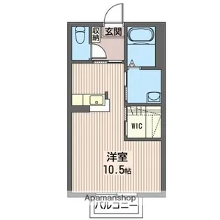 ラフィネド・メゾン【2階】の間取り