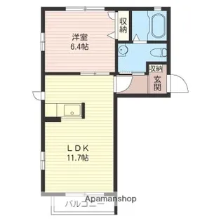 グラン・フォンテーヌⅡ B【2階】の間取り