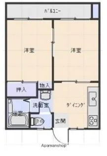 サンパレス小金井【2階】の間取り