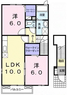 プロメナーデ【2階】の間取り