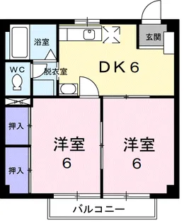 エクセルハイム【1階】の間取り