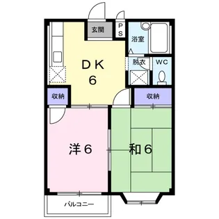 シティーメゾン【1階】の間取り