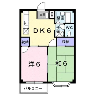 シティーメゾン【1階】の間取り