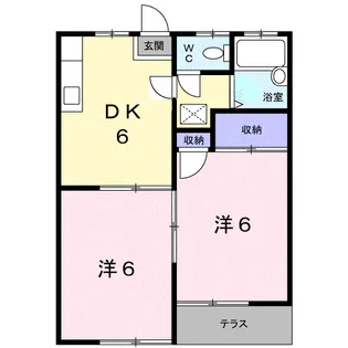 コーポマエヤシキ【1階】の間取り