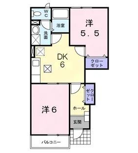 エトワール赤岩【1階】の間取り