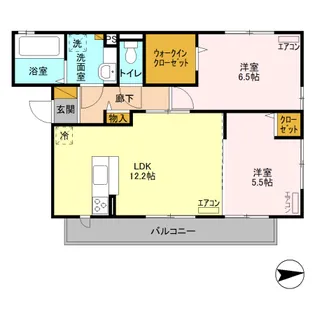 グランデ【2階】の間取り