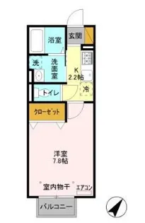 DーROOM24 B【1階】の間取り