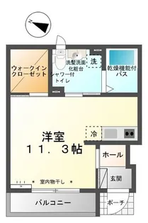 アムールガーデン【1階】の間取り