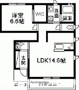 レジデンスクロルセ【1階】の間取り