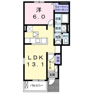 フランメゾン A【1階】の間取り