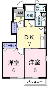 尾島ガーデンヒルズ【1階】の間取り