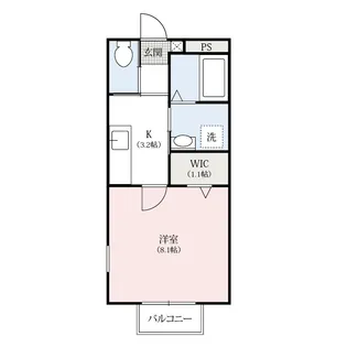 エクセレンテD【2階】の間取り