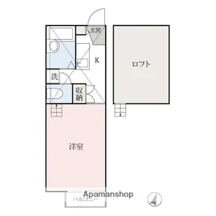 MART【106号室】の間取り