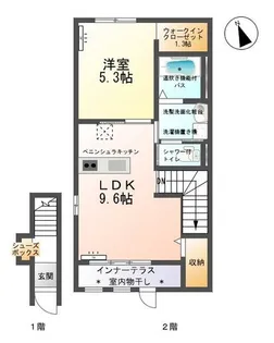 ルーチェ【2階】の間取り