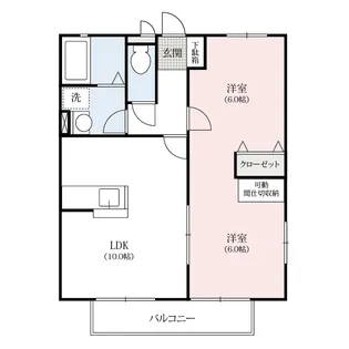 カンタービレB【2階】の間取り