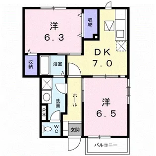 FOUR SEASONS【1階】の間取り