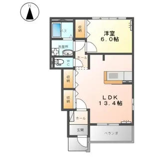 アラモード スクエア【1階】の間取り