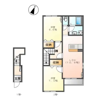 スクラム B【2階】の間取り