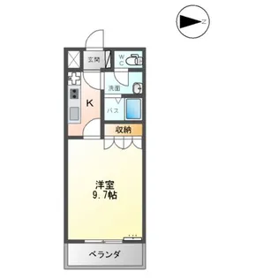 ピア・サンセット【1階】の間取り
