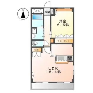 グリーンハイム【4階】の間取り