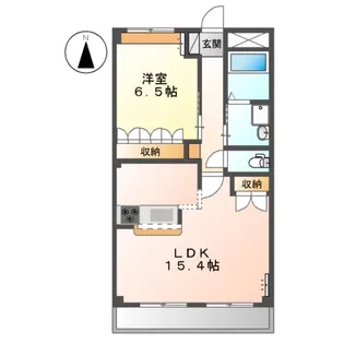 グリーンハイム【5階】の間取り