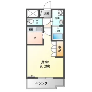 ルミエール【1階】の間取り
