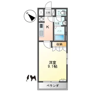 サイド7【2階】の間取り