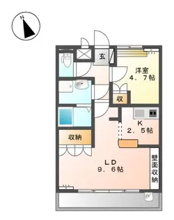 アールヴェイラC【2階】の間取り
