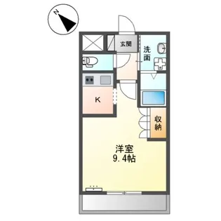 エスポアール【2階】の間取り