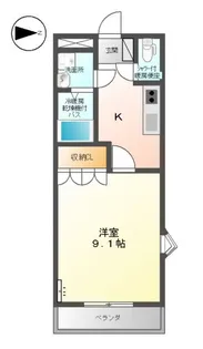 ティアラ【1階】の間取り