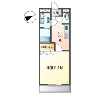 ネオ コスモ【1階】の間取り