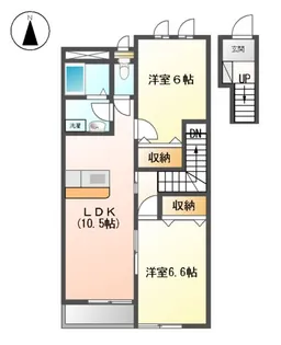 フォレスト【00203号室】の間取り