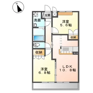 グレイス・フォレスト【1階】の間取り