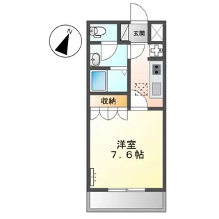 コートダジュールIN桃ヶ丘B棟【1階】の間取り