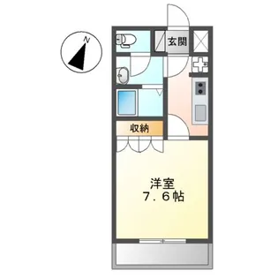 コートダジュールIN桃ヶ丘B棟【2階】の間取り