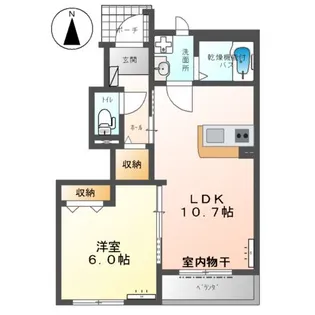 ディアフォレストⅡ【1階】の間取り