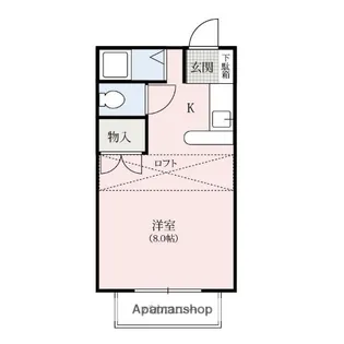 ビッグタウンナガクラⅣ【102号室】の間取り