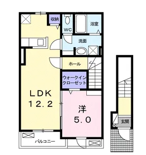 プランドール Ⅰ【2階】の間取り