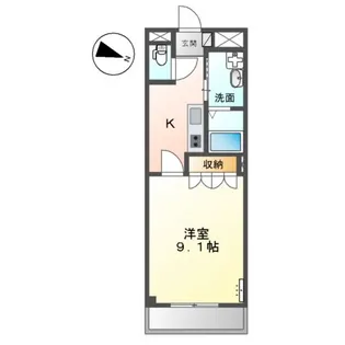 グランシャリオ【2階】の間取り