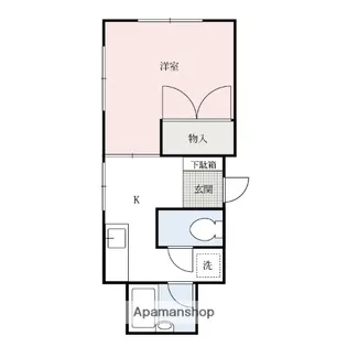 サンヒルズ韮川【R-18号室】の間取り