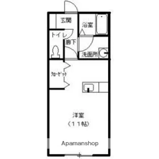 ベルリヴィエール【1階】の間取り