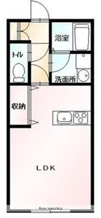 ベルリヴィエール【203号室】の間取り