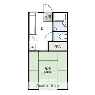 ハイコーポワン【2階】の間取り