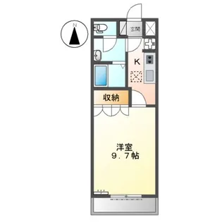 グリーンパークD棟【1階】の間取り