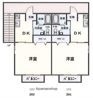 イーグルワン【2階】の間取り