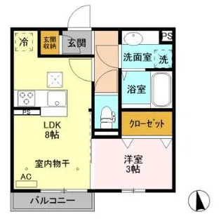プレミスト Ⅳ【1階】の間取り