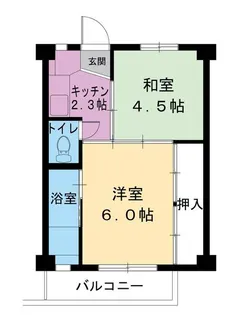 ビレッジハウス成島1号棟【3階】の間取り